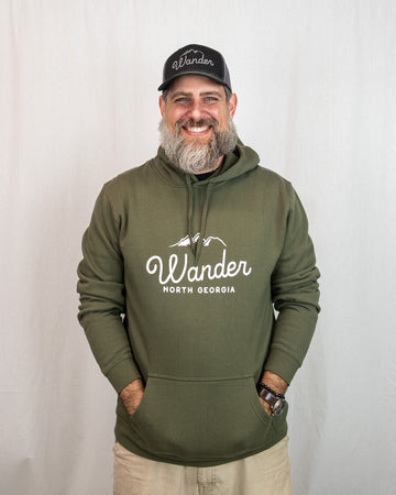 Unisex Classic Logo Hoodie - Army